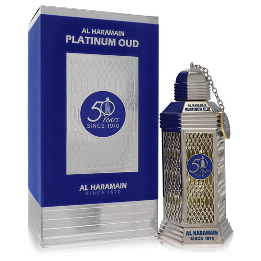 Al Haramain 50 Years Platinum Oud Eau De Parfum Spray By Al Haramain (unisex)