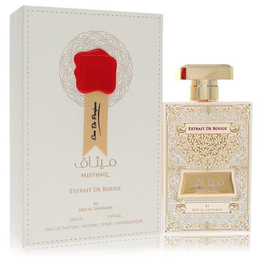 Ard Al Zaafaran Meethaq Extrait De Rouge Eau De Parfum Spray By Al Zaafaran (unisex) - GROWING FEELINGS