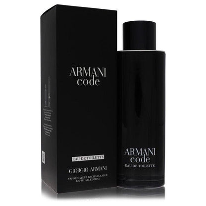 Armani Code Eau De Toilette Spray Refillable By Giorgio Armani | for Men - GROWING FEELINGS