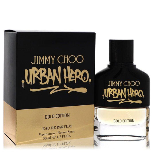 Jimmy Choo Urban Hero Gold Edition Eau De Parfum Spray By Jimmy Choo | for Men - GROWING FEELINGS