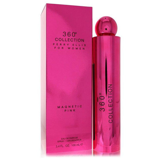 Perry Ellis 360 Collection Magnetic Pink Eau De Parfum Spray By Perry Ellis | for Women - GROWING FEELINGS