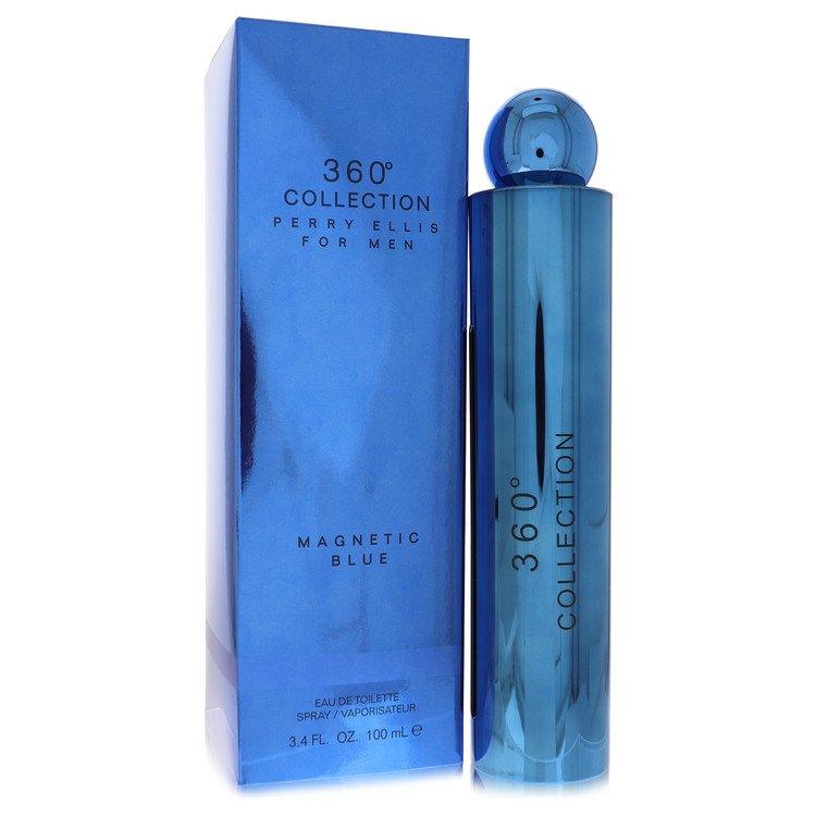 Perry Ellis 360 Collection Magnetic Blue Eau De Toilette Spray By Perry Ellis | for Men - GROWING FEELINGS