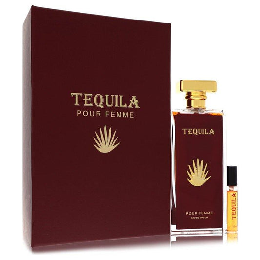 Tequila Pour Femme Red Eau De Parfum Spray + Mini EDP Spray By Tequila Perfumes | for Women - GROWING FEELINGS